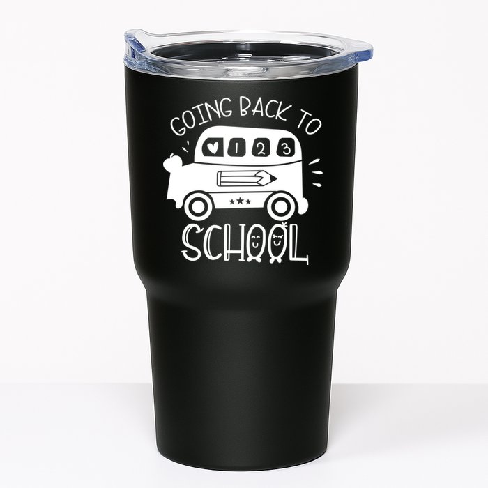 Going Back To School Cute Learning Bus Tumbler