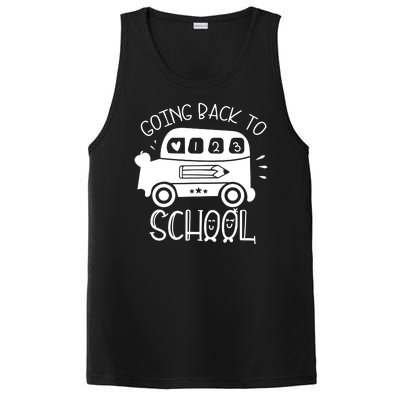 Going Back To School Cute Learning Bus PosiCharge Competitor Tank