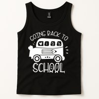 Going Back To School Cute Learning Bus Tank Top