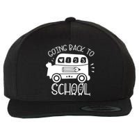 Going Back To School Cute Learning Bus Wool Snapback Cap
