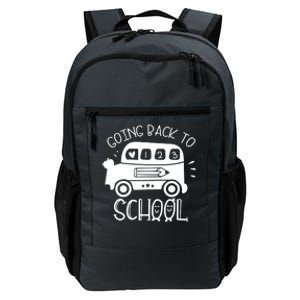 Going Back To School Cute Learning Bus Daily Commute Backpack