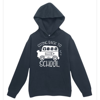 Going Back To School Cute Learning Bus Urban Pullover Hoodie