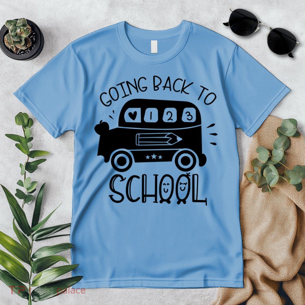 Going Back To School Cute Learning Bus Premium T-Shirt