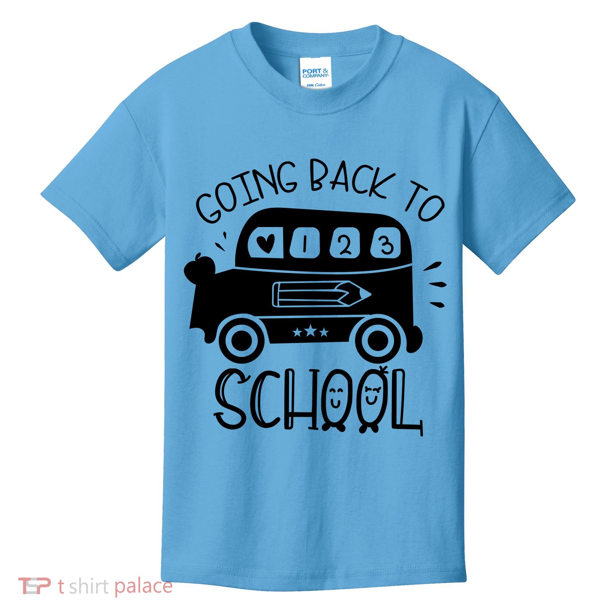 Going Back To School Cute Learning Bus Kids T-Shirt