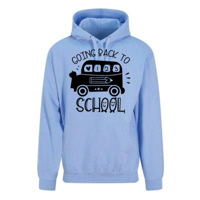 Going Back To School Cute Learning Bus Unisex Surf Hoodie