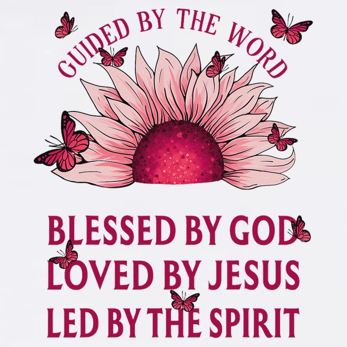 Guided By The Bible Blessed By God Sunflower Wool Snapback Cap