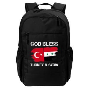 God Bless Turkey & Syria Flag Pray For Turkey Earthquake Daily Commute Backpack