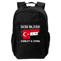 God Bless Turkey & Syria Flag Pray For Turkey Earthquake Daily Commute Backpack