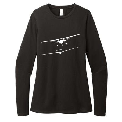 Glider Being Towed Pilot Soaring Gift Womens CVC Long Sleeve Shirt