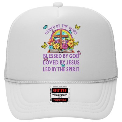 Guided By The Bible Blessed By God Loved By Jesus Christian Hat
