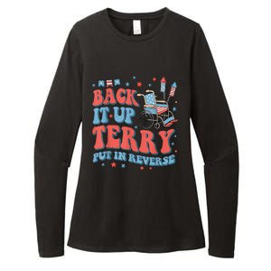 Groovy Back Up Terry Put It In Reverse Firework 4th Of July Womens CVC Long Sleeve Shirt