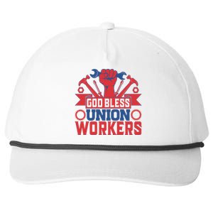 God Bless Union Wokers Labor Day Gift Snapback Five-Panel Rope Hat