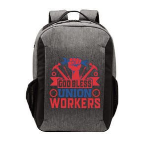 God Bless Union Wokers Labor Day Gift Vector Backpack