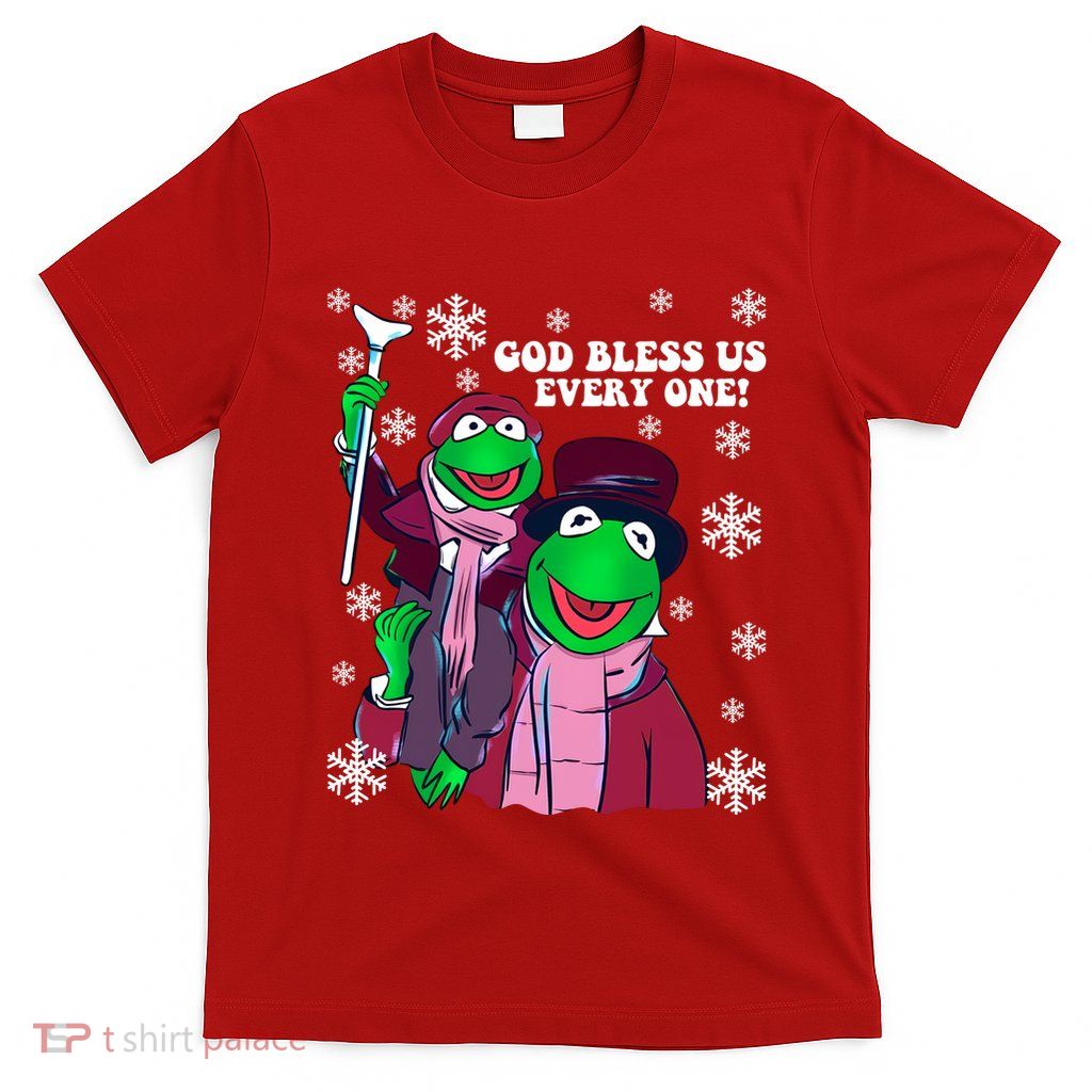 God Bless Us Everyone Muppet Kermit The Frog Kermit The Frog Christma T-Shirt