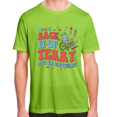 Groovy Back Up Terry Firework Fun Adult ChromaSoft Performance T-Shirt