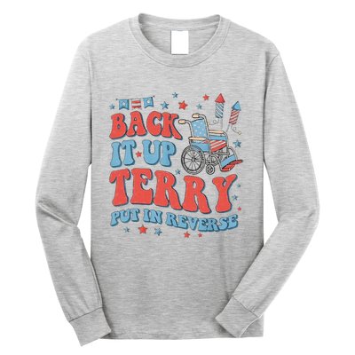 Groovy Back Up Terry Firework Fun Long Sleeve Shirt