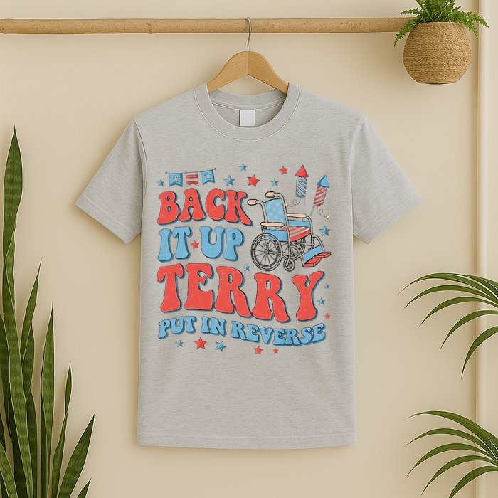 Groovy Back Up Terry Firework Fun T-Shirt