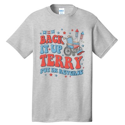 Groovy Back Up Terry Firework Fun Tall T-Shirt