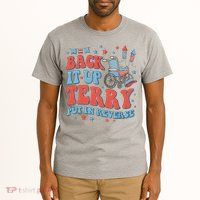 Groovy Back Up Terry Firework Fun Tall T-Shirt