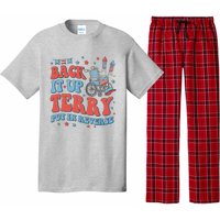 Groovy Back Up Terry Firework Fun Pajama Set