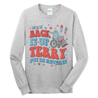 Groovy Back Up Terry Firework Fun Tall Long Sleeve T-Shirt