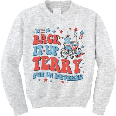 Groovy Back Up Terry Firework Fun Kids Sweatshirt