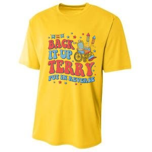 Groovy Back Up Terry Firework Fun Performance Sprint T-Shirt