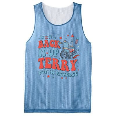 Groovy Back Up Terry Firework Fun Mesh Reversible Basketball Jersey Tank