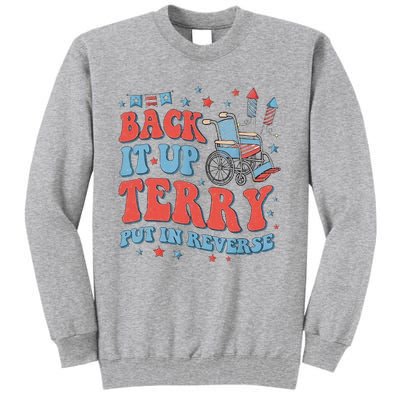 Groovy Back Up Terry Firework Fun Tall Sweatshirt