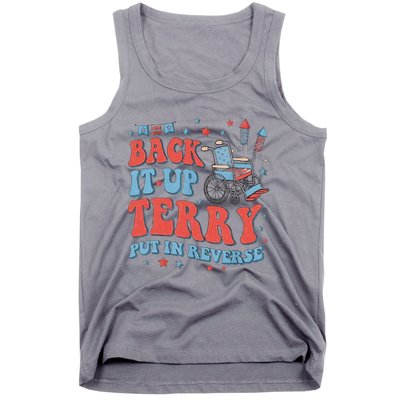 Groovy Back Up Terry Firework Fun Tank Top