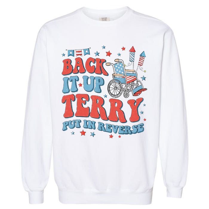 Groovy Back Up Terry Firework Fun Garment-Dyed Sweatshirt
