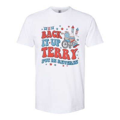 Groovy Back Up Terry Firework Fun Softstyle® CVC T-Shirt