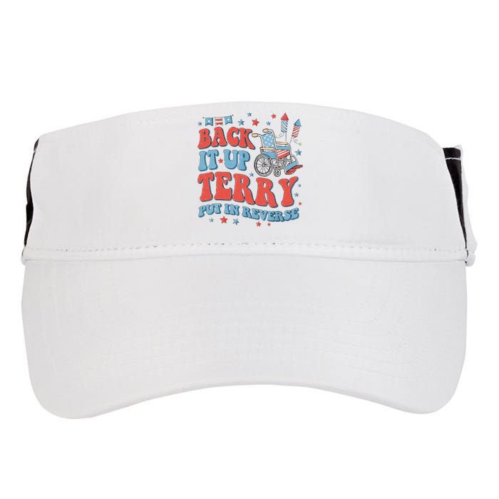 Groovy Back Up Terry Firework Fun Adult Drive Performance Visor
