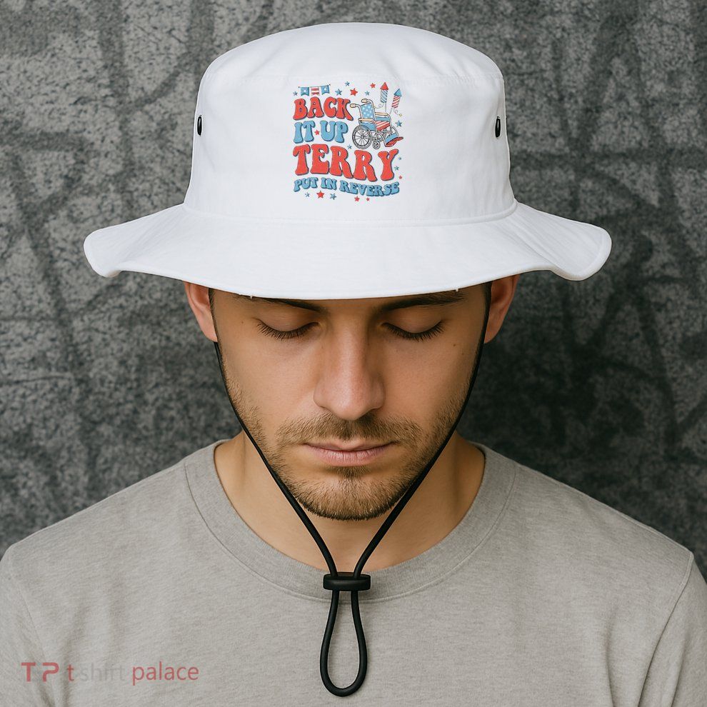 Groovy Back Up Terry Firework Fun Bucket Hat