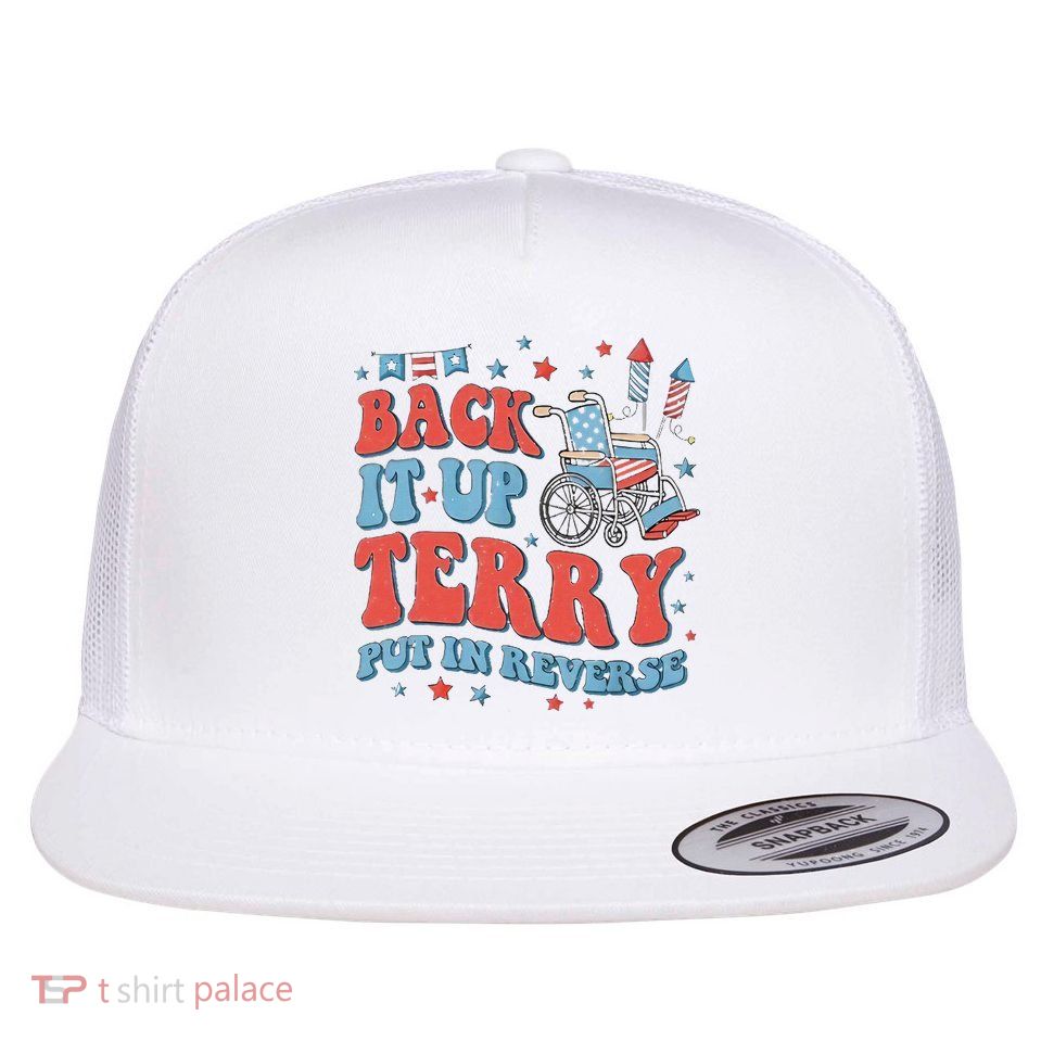 Groovy Back Up Terry Firework Fun Flatbill Hat