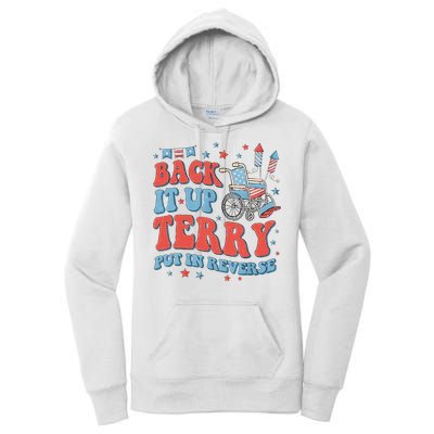 Groovy Back Up Terry Firework Fun Women's Pullover Hoodie