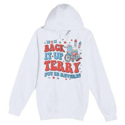 Groovy Back Up Terry Firework Fun Premium Pullover Hoodie