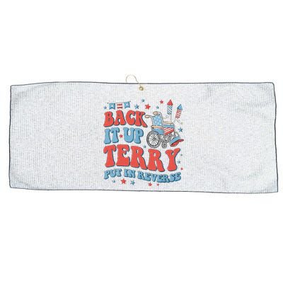 Groovy Back Up Terry Firework Fun Large Microfiber Waffle Golf Towel