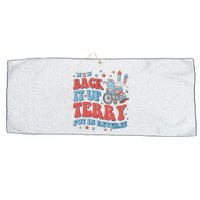 Groovy Back Up Terry Firework Fun Large Microfiber Waffle Golf Towel