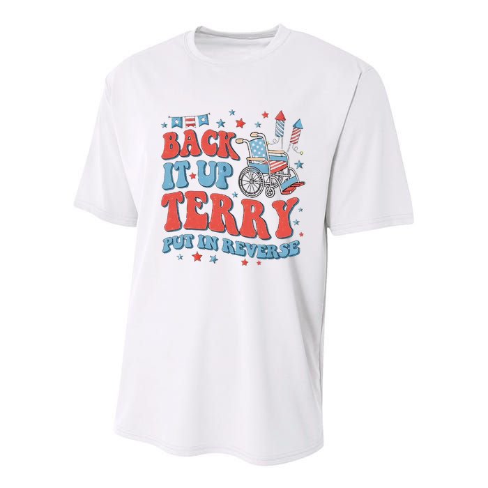 Groovy Back Up Terry Firework Fun Youth Performance Sprint T-Shirt