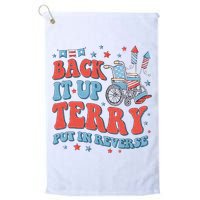 Groovy Back Up Terry Firework Fun Golf Towel