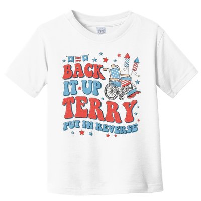 Groovy Back Up Terry Firework Fun Toddler T-Shirt