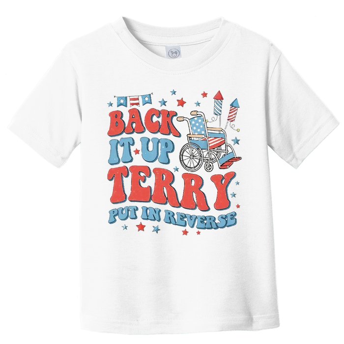 Groovy Back Up Terry Firework Fun Toddler T-Shirt