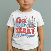 Groovy Back Up Terry Firework Fun Toddler T-Shirt