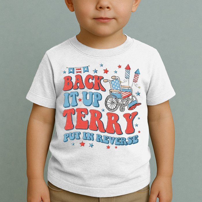 Groovy Back Up Terry Firework Fun Toddler T-Shirt