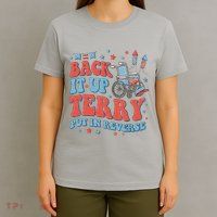 Groovy Back Up Terry Firework Fun T-Shirt