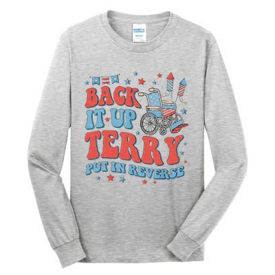 Groovy Back Up Terry Firework Fun Tall Long Sleeve T-Shirt