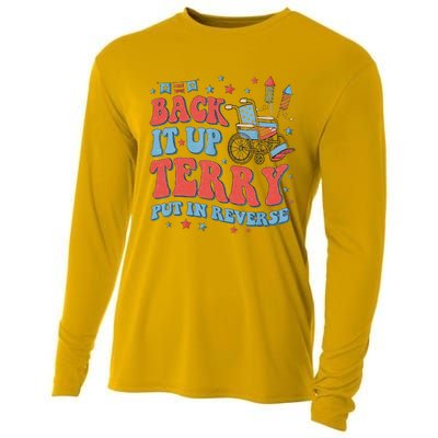 Groovy Back Up Terry Firework Fun Cooling Performance Long Sleeve Crew