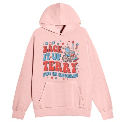 Groovy Back Up Terry Firework Fun Urban Pullover Hoodie