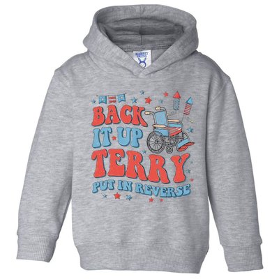 Groovy Back Up Terry Firework Fun Toddler Hoodie